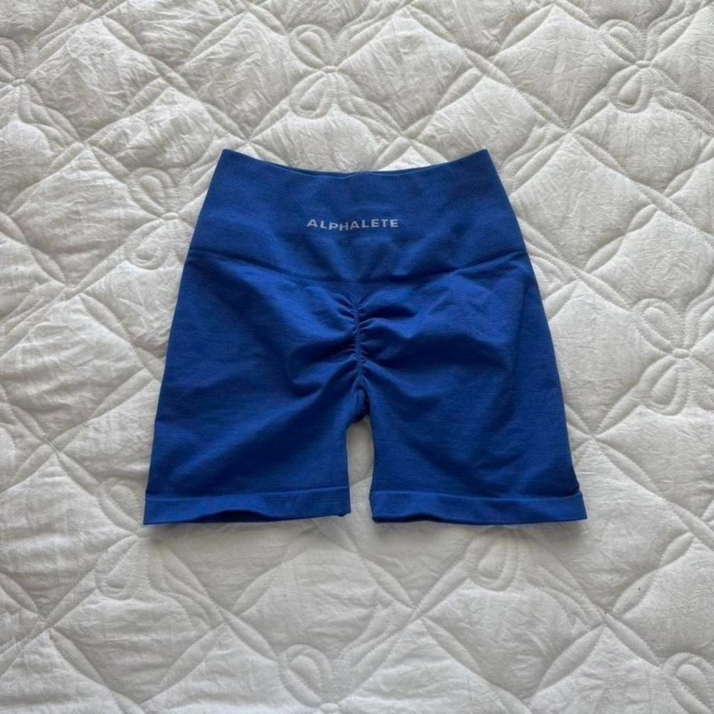 Bluish purple Alphalete shorts